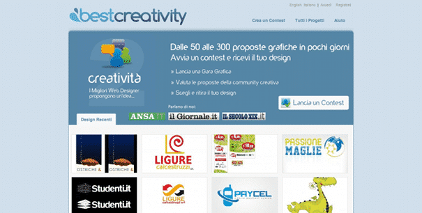 Best Creativity Crowdsourcing italia