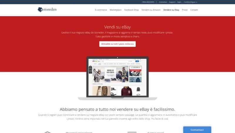 Storeden si integra con ebay